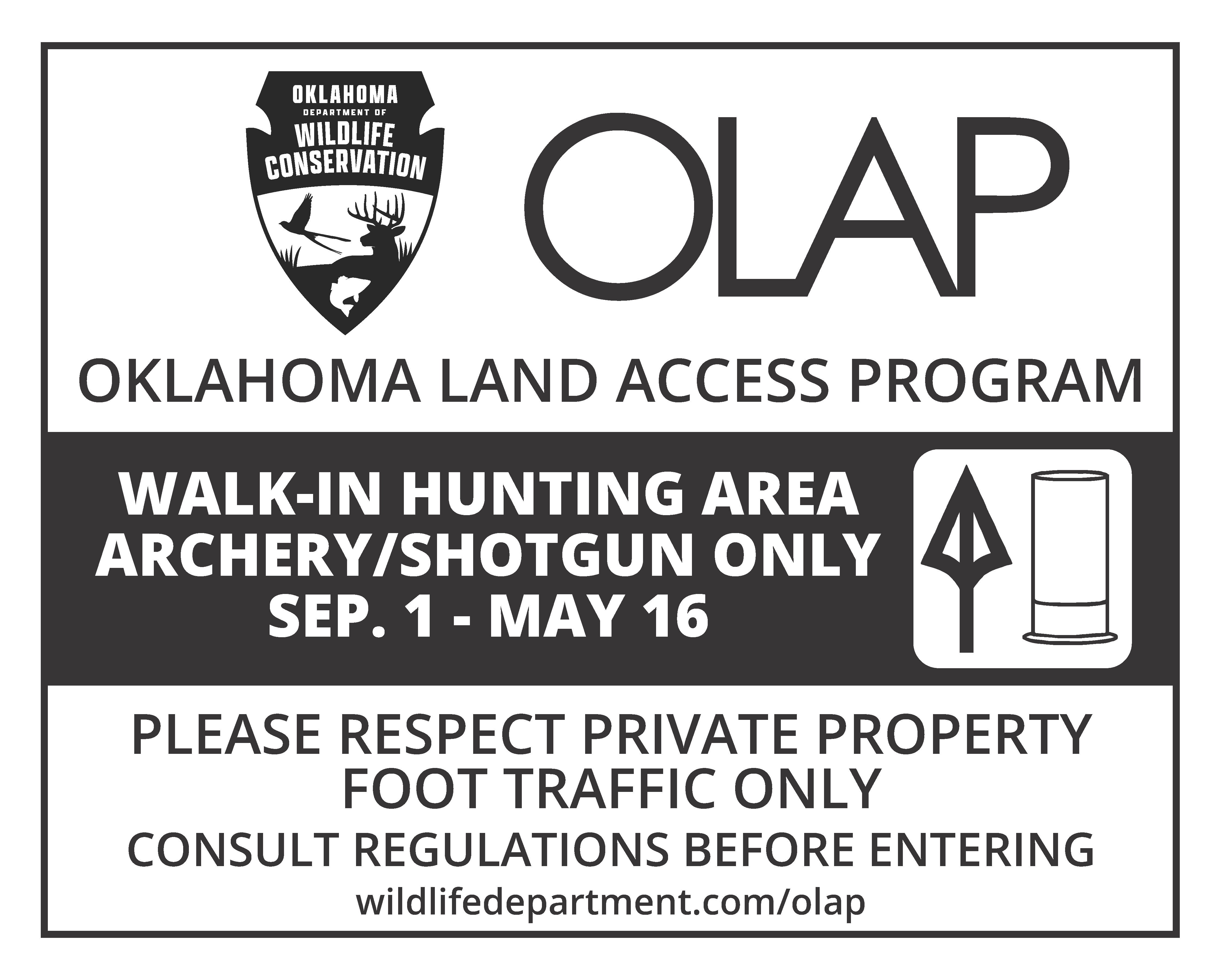OLAP Regulations (Hunting) Oklahoma Department of Wildlife Conservation
